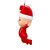 Kurt Adler Plastic Ornament for Christmas Tree, Cocomelon JJ with Santa Hat