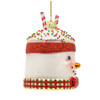 Kurt Adler Noble Gems Glass Ornament for Christmas Tree, Snowman Mug, 4.5"