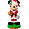 Kurt Adler Plastic Nutcrackers, Mickey Mouse Holding Gold Star & Silver Disney Ornament, 6"