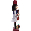 Kurt Adler Wooden Nutcrackers, Wine – Festive Holiday Decor with Grapes and Wine Glass Accents, 15in Kurt Adler Wooden Nutcrackers, Wine – Festive Holiday Decor with Grapes and Wine Glass Accents, 15in
