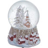 Kurt Adler Wind-Up Musical Church "We Wish You A Merry Christmas" Water Globe, 4"