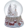 Kurt Adler Wind-Up Musical Church "We Wish You A Merry Christmas" Water Globe, 4"
