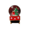 Kurt Adler Wind- Up Musical Santa Driving Train "We Wish You A Merry Christmas" Water Globe