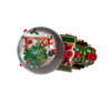 Kurt Adler Wind- Up Musical Santa Driving Train "We Wish You A Merry Christmas" Water Globe