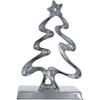 Kurt Adler Christmas Stocking Holder, Silver Christmas Tree, 7.5"
