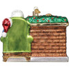 Old World Christmas Blown Glass Ornament for Christmas Tree, Santa at Hearth