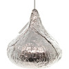 Kurt Adler Glass Ornament for Christmas Tree, Hershey's Kiss