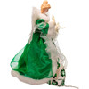 Kurt Adler Lighted Christmas Tree Treetop, 10-Lights, Irish Angel, 16"