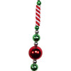 Kurt Adler Christmas Candy Beaded Garland, Red and Green, 8ft