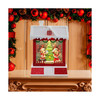 Kurt Adler Battery Operated Disney Light-Up Mickey Santa Lantern, 7.5"