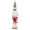 Kurt Adler Hollywood Nutcracker, Red & Green Tree Hat, 15in