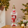 Kurt Adler Hollywood Nutcrackers Collection, Red & Green Tree Hat, 15"