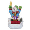 Old World Christmas Lighted Resin Holiday Tabletop Figurine with Timer, Snow Boy, 5.5"