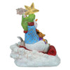 Old World Christmas Lighted Resin Holiday Tabletop Figurine with Timer, Snow Boy, 5.5"