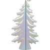 Old World Christmas Iridescent Ceramic Tabletop Trees Set (3 Assorted Sizes)