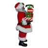 Kurt Adler Fabriche Christmas Figurine, African American Santa with Gifts, 10.5in