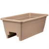 The HC Companies Plastic Deck Rail Rectangular Planter