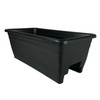 The HC Companies Plastic Deck Rail Rectangular Planter