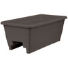 The HC Companies Plastic Deck Rail Rectangular Planter
