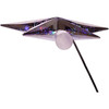 Kurt Adler Lighted Christmas Tree Treetop, 18L "Merry Christmas" LED Star, Silver, 10"