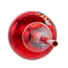 Kurt Adler Unlit Christmas Tree Treetop, Mickey Mouse Finial, Glass, Red, 12"