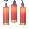 Kurt Adler Indoor/Outdoor UL 10-Light Red Shotgun Shell Light Set, 9ft