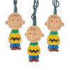 Kurt Adler Indoor/Outdoor UL 10-Light Charlie Brown Light Set, 9ft