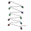 Kurt Adler Indoor/Outdoor UL 10-Light LED Sugar Skull Light Set, 11.5ft