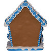 Kurt Adler LED Hanukkah Gingerbread House Christmas Tablepiece, Blue, 7in