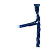 Kurt Adler Jingle Bright String Lights, Blue, 16.5ft
