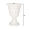 DCN Azura Classic Tall Plastic Urn, 15in