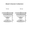 Bloem Indoor/Outdoor Plastic Grecian Urn Planter