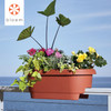 Bloem Classic Oval Deck Rail Planter, 24 Inches