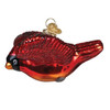 Old World Christmas Blown Glass Ornament for Christmas Tree, Cardinal in Flight