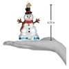 Old World Christmas Blown Glass Ornament for Christmas Tree, Mr. Melting Snowman
