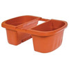 Apollo Self-Watering Dual-Sided Saddle Deck Rail Planter Box, 16in Apollo Self-Watering Dual-Sided Saddle Deck Rail Planter Box, 16in