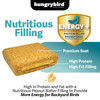 Hungrybird Energy+ No-Melt, High-Protein Suet Cake with Peanut Butter Filling for Outside Wild Bird Feeders