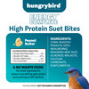 Hungrybird Energy Complete, 3lb - High-Protein Peanut Butter Suet Bites for Outside Wild Birds