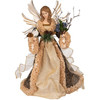 Kurt Adler Unlit Treetop, Rustic Glam Angel with Dove and Glittered Accents, 16" Kurt Adler Unlit Treetop, Rustic Glam Angel with Dove and Glittered Accents, 16"
