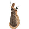 Kurt Adler Unlit Treetop, Rustic Glam Angel with Dove and Glittered Accents, 16" Kurt Adler Unlit Treetop, Rustic Glam Angel with Dove and Glittered Accents, 16"