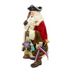 Kurt Adler Fabriche Musical Christmas Figurine, America's 250th Anniversary Santa, 11in