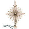 Kurt Adler 10-Light Capiz 8-Point Bethlehem Treetop Star, 10.5”