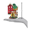 Old World Christmas Hanging Wooden Christmas Tree Ornament, Christmas Tree House
