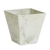 Novelty Ella Artstone Indoor/Outdoor Square Plastic Resin Planter with Water Minder System, Mint, 14in