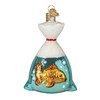 Old World Christmas Blown Glass Ornament for Christmas Tree, Goldfish in Bag