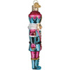 Old World Christmas Blown Glass Ornament for Christmas Tree, Pastel Nutcracker