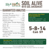 HyR BRIX Soil Alive 5-8-14 Soil Amendment with Calcium & Sulfur, 45lb Bag