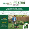 HyR BRIX HyR START 12-20-12 Lawn Starter Fertilizer, 45lb Bag (Covers 4,500 Sq Ft)