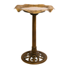 Armstrong Wild Bird Food Feather & Forge Elegant Polymer Bird Bath, Bronze, 27in