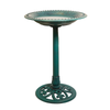 Armstrong Wild Bird Food Feather & Forge Elegant Polymer Bird Bath, Jade, 27in